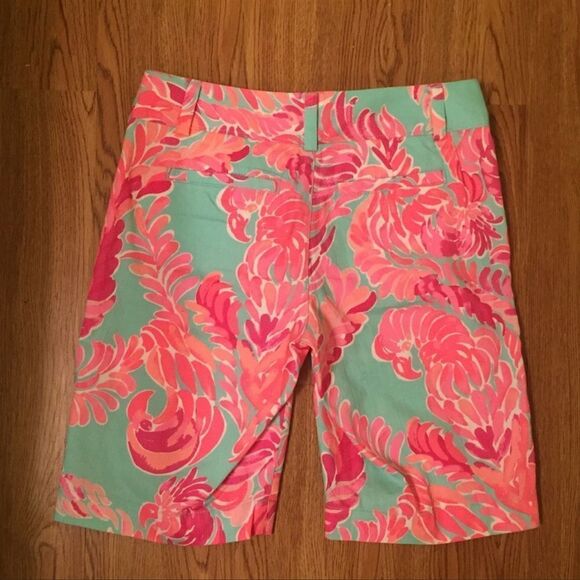 Lilly Pulitzer Chipper Bermuda Shorts Love Birds 00 - Picture 2 of 7